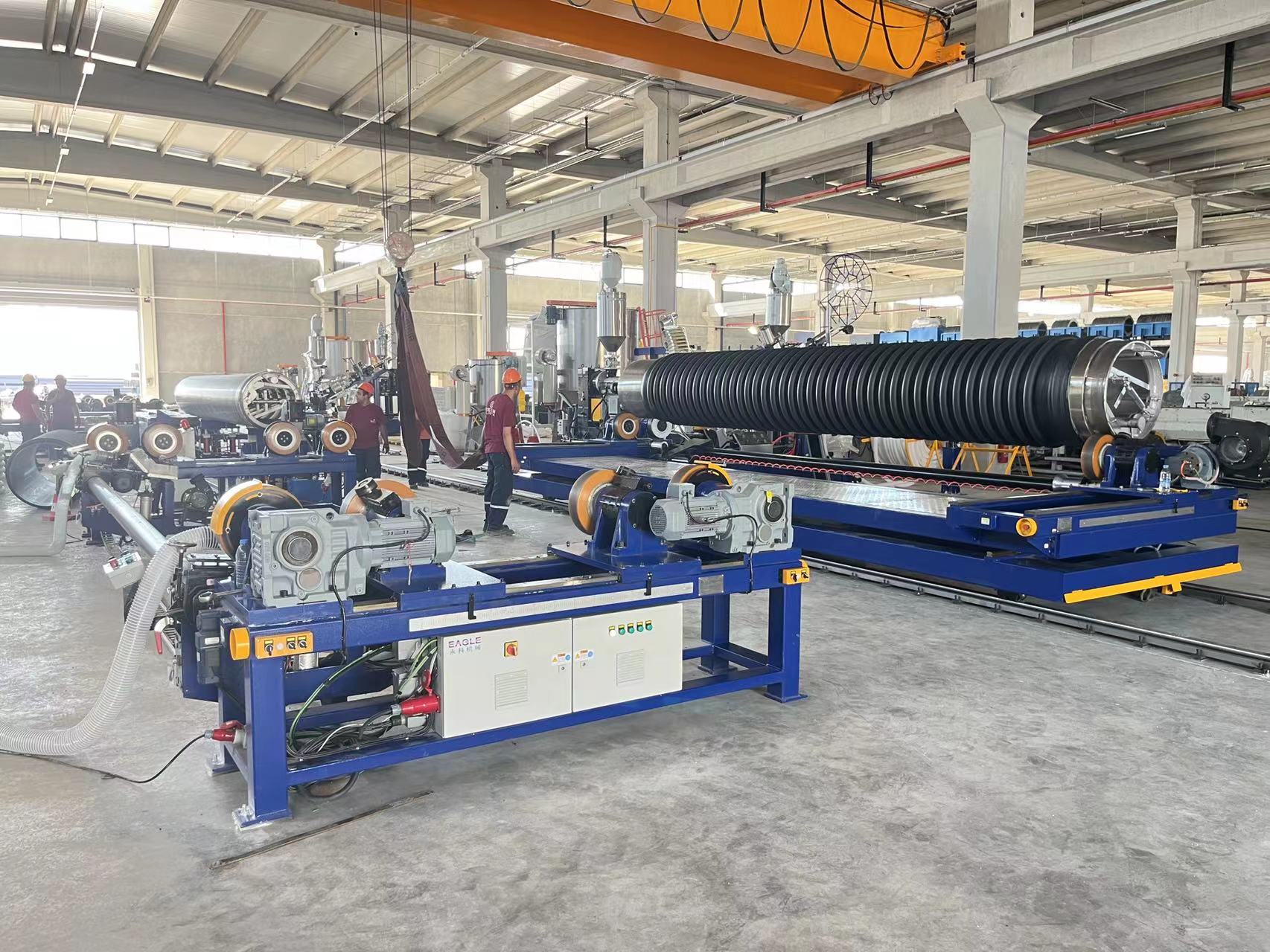 DN4000 HDPE Spiral Pipe Extrusion Line
