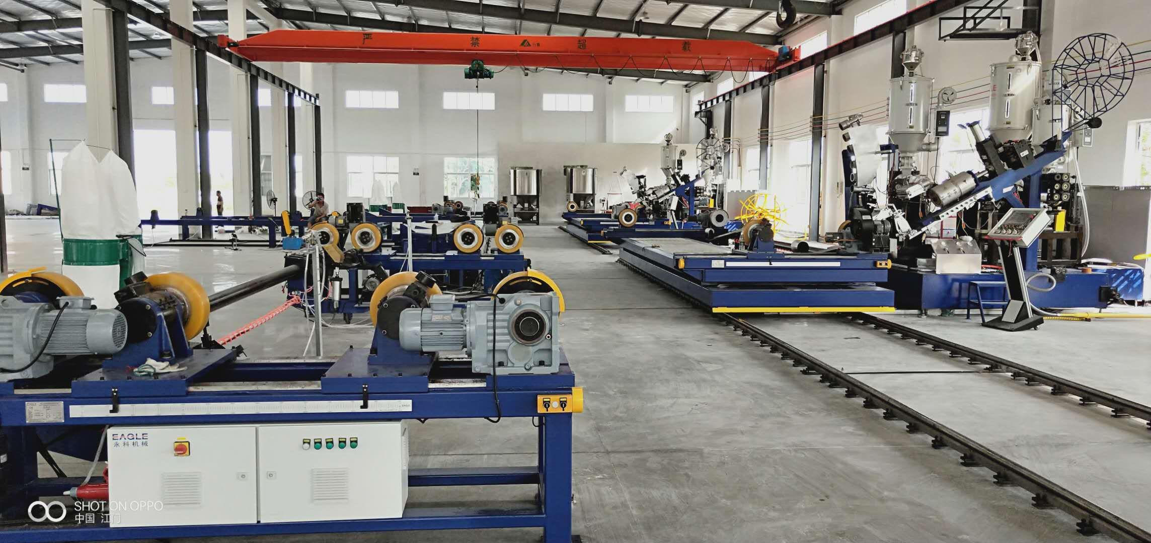 HDPE Spiral Pipe Production machine for Drainage Pipe